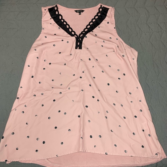 RW&CO || Pink & Black Tank